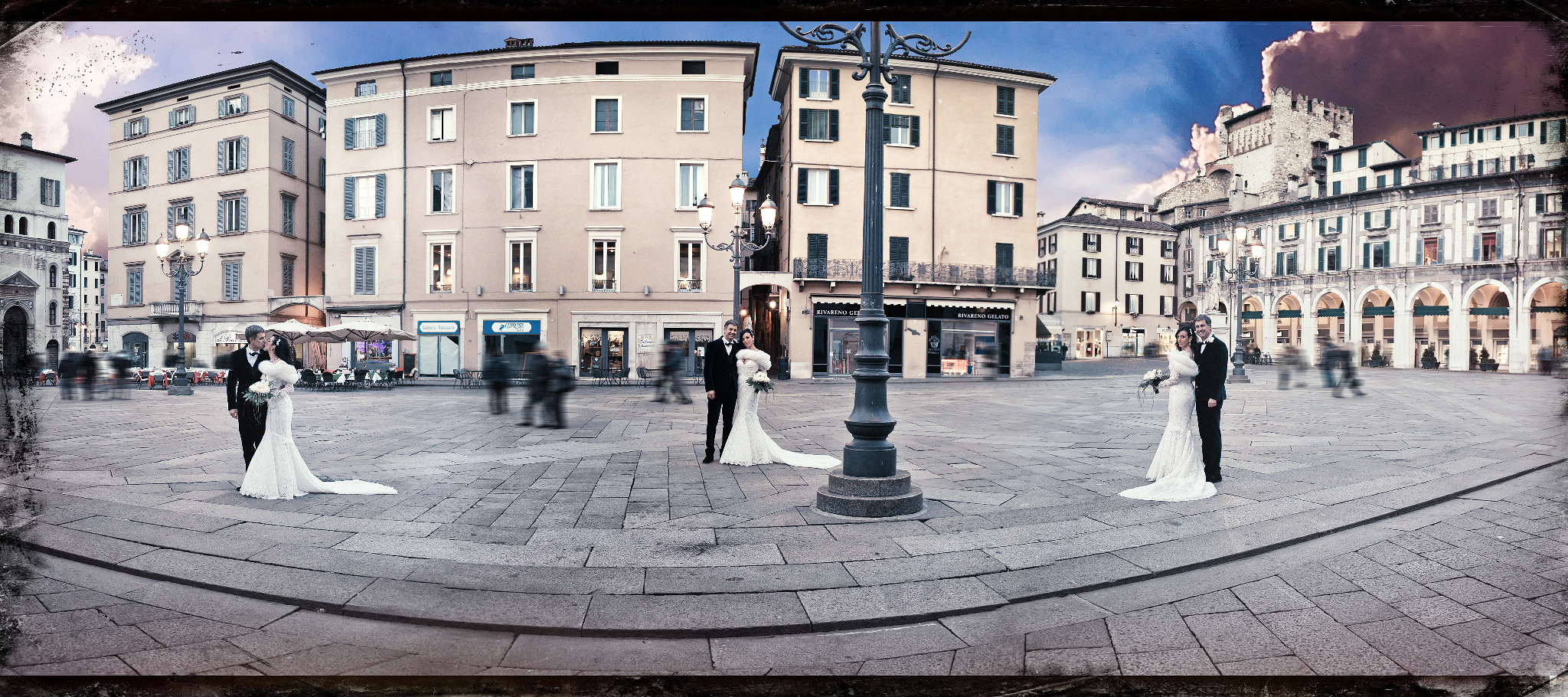 Panoramica piazza Loggia Brescia Piazza Loggia