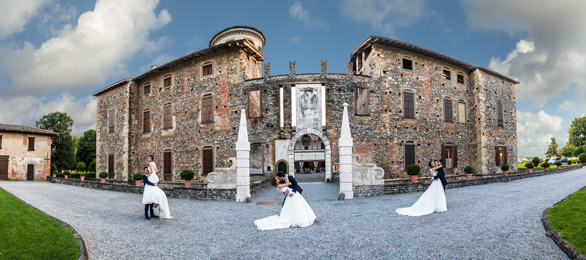 Castello di Cavernago fotografia di Matrimonio