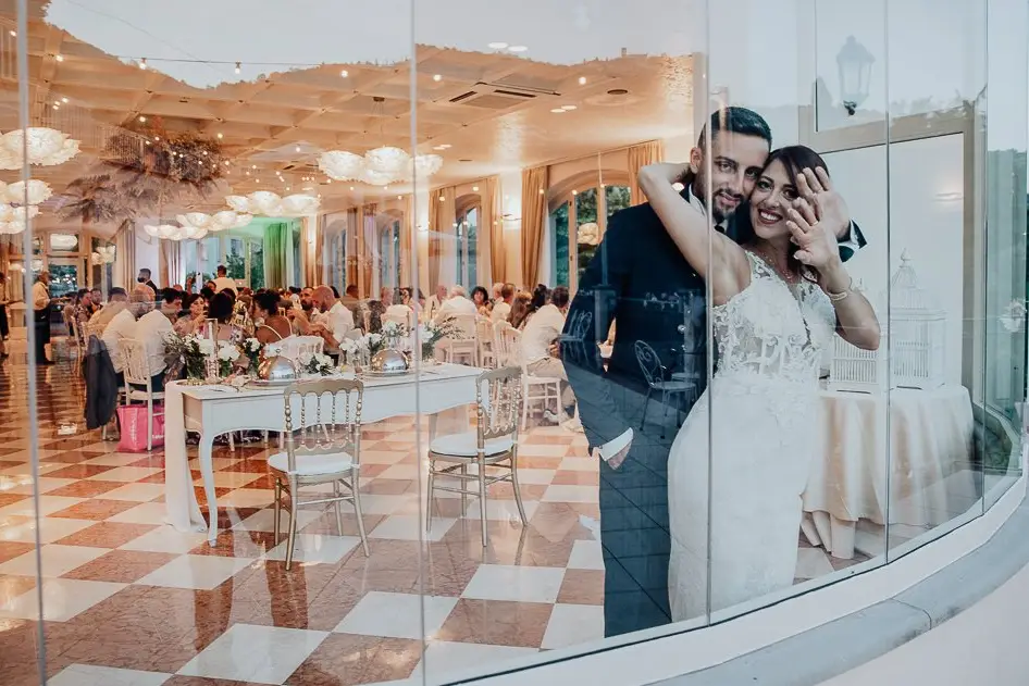 Barbara e Davide al fontanile