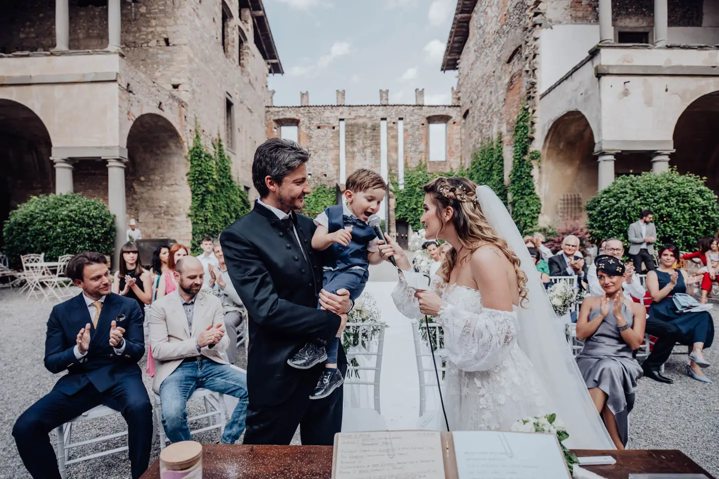 Nagaja e Davide  Matrimonio Castello di Cavernago